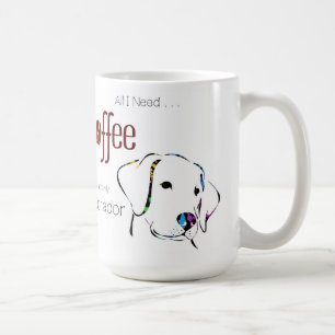 All I Need is Coffee and My Labrador Mug