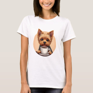 All I Need is Coffee and My Yorkie T-Shirt