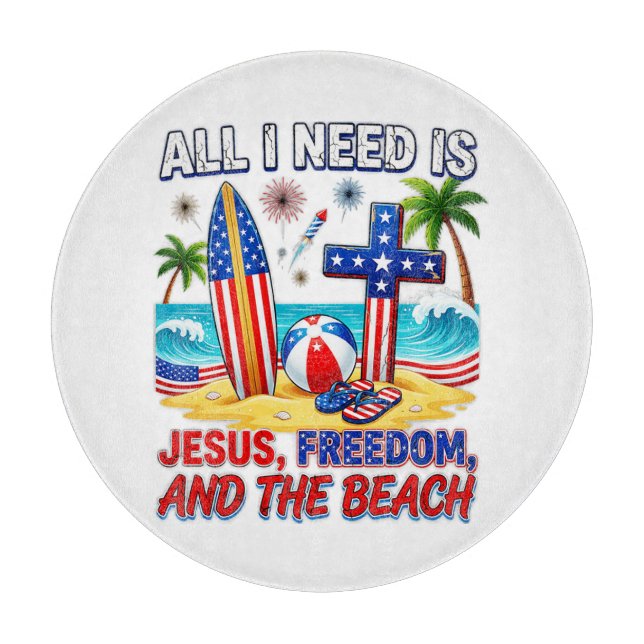ALL I NEED IS JESUS CUTTING BOARD (Front)