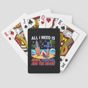 ALL I NEED IS JESUS PLAYING CARDS