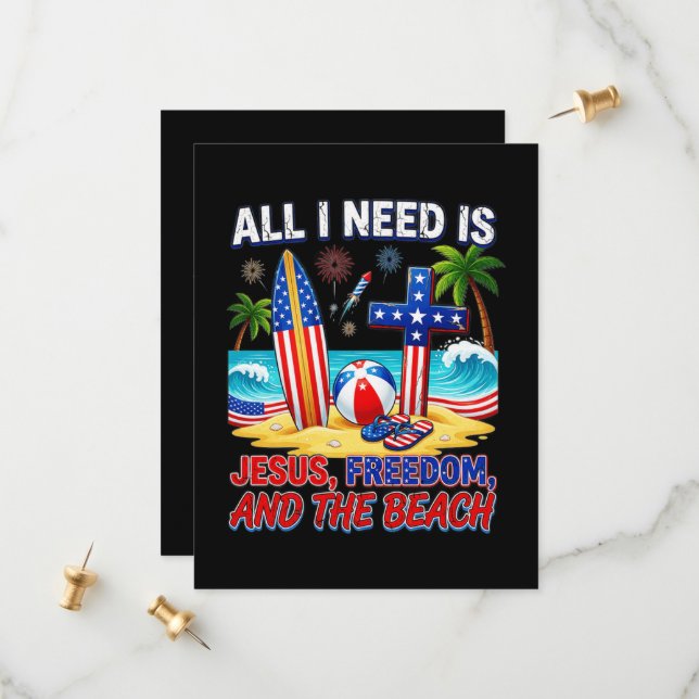 ALL I NEED IS JESUS SAVE THE DATE (Front/Back In Situ)