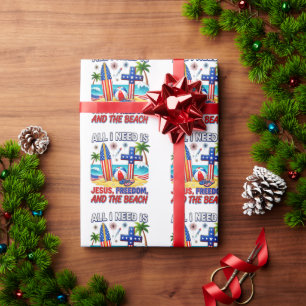 ALL I NEED IS JESUS WRAPPING PAPER