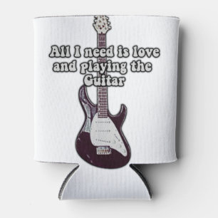 All i need is love and playing the guitar. vintage can cooler