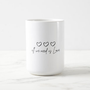 All I Need is Love Coffee Mug