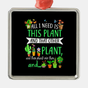 All i Need Is This Plant Metal Tree Decoration