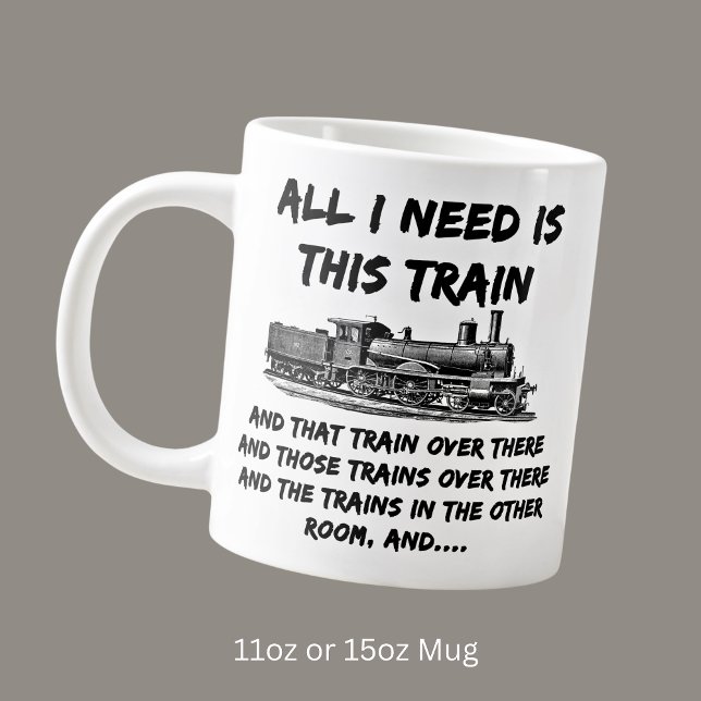 All I Need Is This Steam Train Engine and That One Large Coffee Mug (Creator Uploaded)