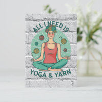 All I need is Yoga and Yarne Phrase