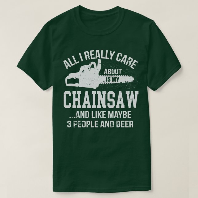 All I Really e About Is My Funny Operator Woodwork T-Shirt (Design Front)