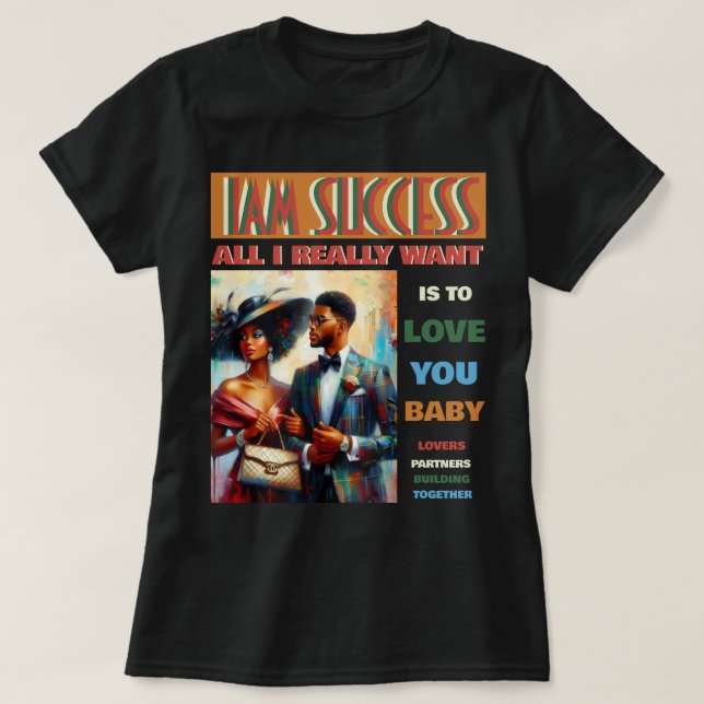 ALL I REALLY WANT T-Shirt (Design Front)