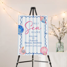 All I Sea is Love Preppy Coastal Bridal Shower