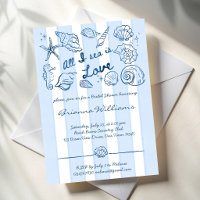 All I sea is love seashells bridal shower