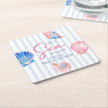 All I Sea is Love Seashells Coastal Bridal Shower