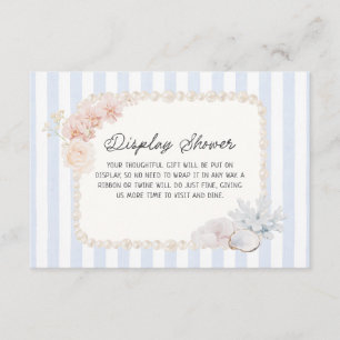 All I Sea Is Love Soft Beach Display Shower Enclosure Card