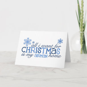 All I want for Christmas ... Airman Holiday Card