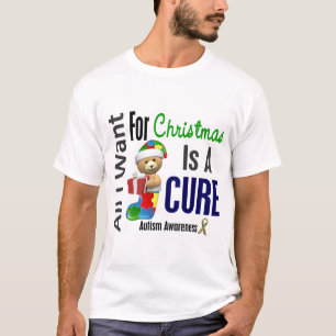 All I Want For Christmas Autism T-Shirt
