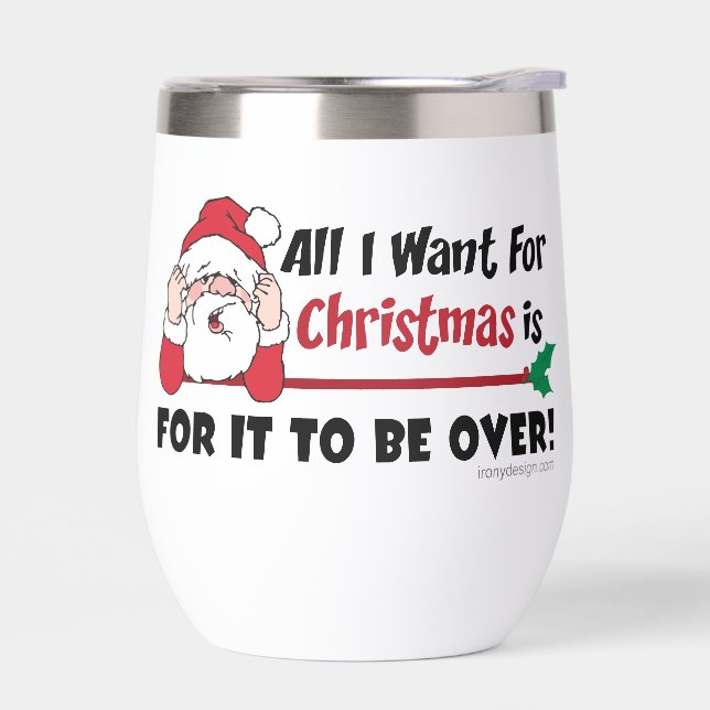 All I want for Christmas Bah Humbug Funny (Left)