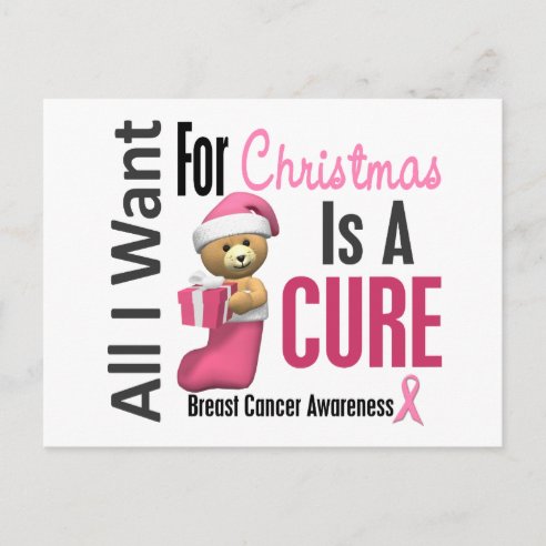 Breast Cancer Christmas Cards | Zazzle UK