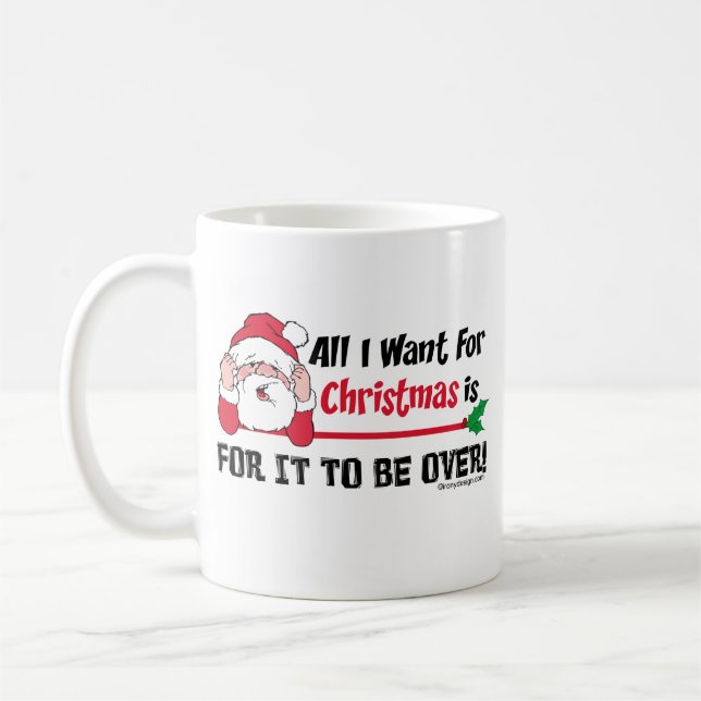 All I want for Christmas Coffee Mug (Left)