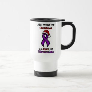 All I Want for Christmas/Hat...Fibro Travel Mug