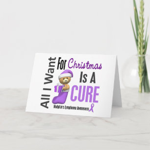 All I Want For Christmas Hodgkin's Lymphoma Holiday Card