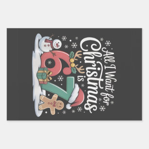 All I Want For Christmas is 67 Six Seven Meme  Wrapping Paper Sheet