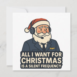 All I Want for Christmas Is a Clear Frequency Air Invitation