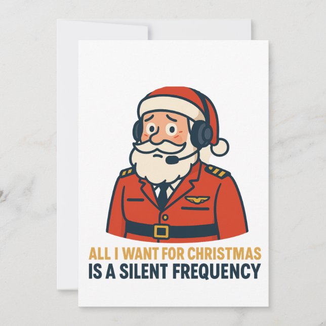 All I Want for Christmas Is a Clear Frequency Card (Front)