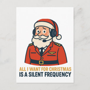 All I Want for Christmas Is a Clear Frequency Holiday Postcard