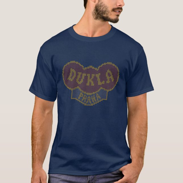 All I Want For Christmas Is A Dukla Praha Away Kit T-Shirt (Front)