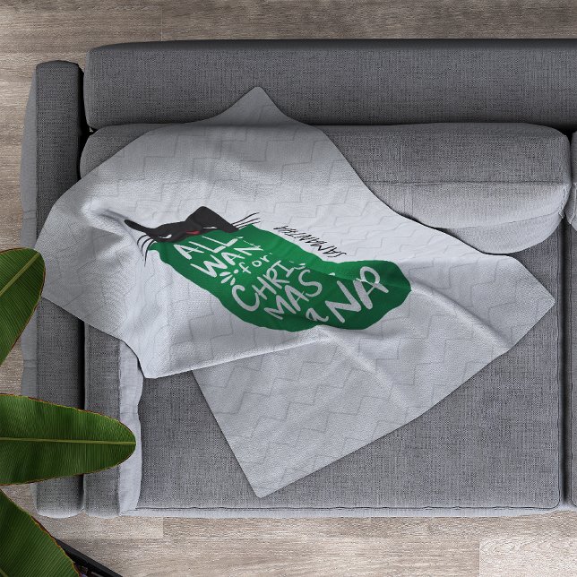 All I Want for Christmas is a Nap Fleece Blanket (Creator Uploaded)