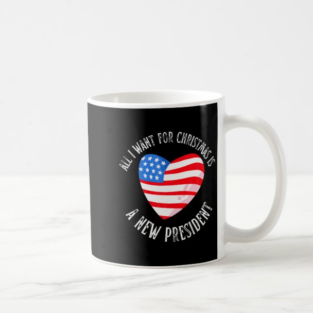 All I Want For Christmas Is A New President Xmas S Coffee Mug (Right)