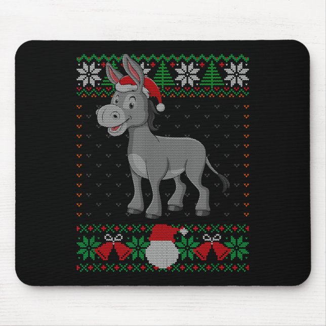 All I Want For Christmas Is A Ugly Christmas Sweat Mouse Mat (Front)