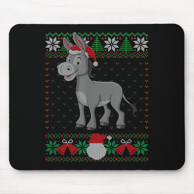 All I Want For Christmas Is A Ugly Christmas Sweat Mouse Mat (Front)