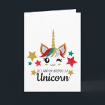 All I Want For Christmas is a Unicorn Holiday Card<br><div class="desc">All I Want For Christmas is a Unicorn - That's it, no biggie right? Santa can make it happen I know it! I mean he has flying reindeer, of course he has some unicorns laying around the north pole too... right? This fun holiday design features an adorable unicorn with watercolor...</div>