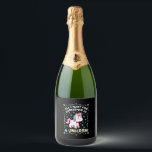 All I Want For Christmas Is A Unicorn Ugly Sweater Sparkling Wine Label<br><div class="desc">All I Want For Christmas Is A Unicorn Ugly Sweater Xmas Fun T-Shirt</div>