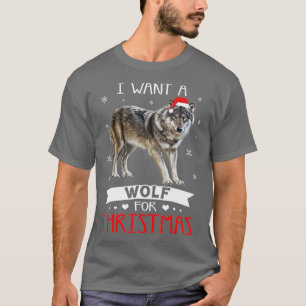 All I Want For Christmas Is a Wolf Xmas Pajama Gi T-Shirt