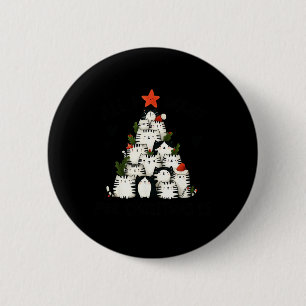 All I Want For Christmas Is Cats Xmas Tree 6 Cm Round Badge