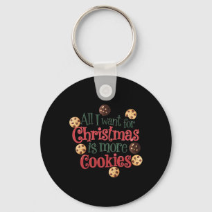 All I Want For Christmas Is Cookies Christmas Baki Key Ring