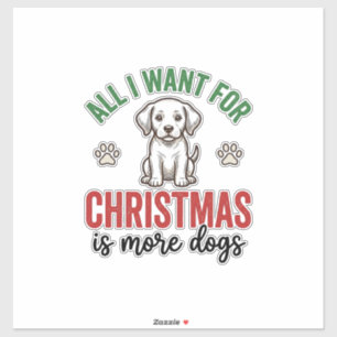 All I Want for Christmas Is More Dogs Vintage Desi