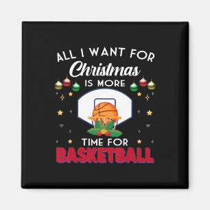 All I Want For Christmas Is More Time For Sketll Magnet