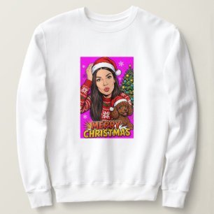 All I want For Christmas Is Poodle Poodle Mum Sweatshirt