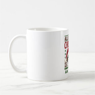 All I Want For Christmas Is Sleep - Funny Xmas Slo Coffee Mug