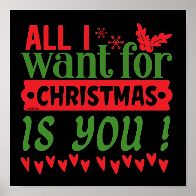 ALL I WANT FOR CHRISTMAS IS YOU                    POSTER (Front)