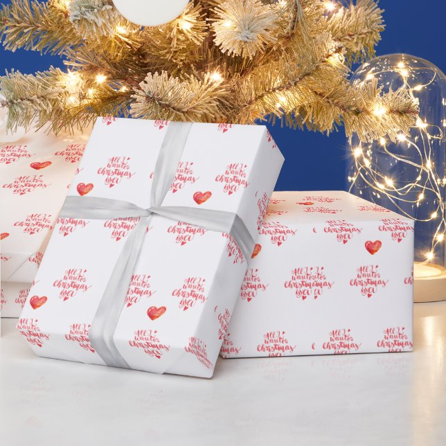 All I want for Christmas is you! Wrapping Paper (Holidays)