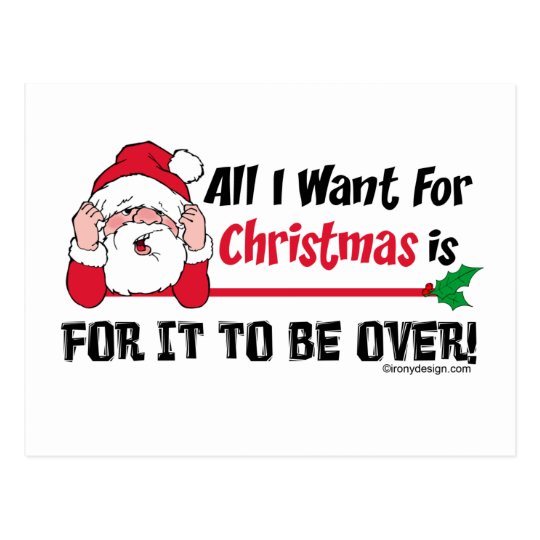 All I want for Christmas Postcard