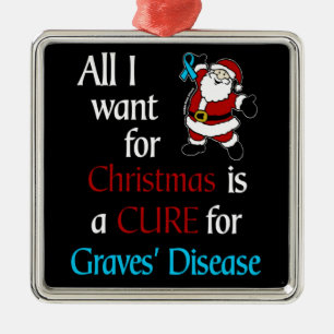 All I Want For Christmas/Santa...Graves' Metal Tree Decoration