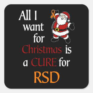 All I Want for Christmas/Santa...RSD Square Sticke Sticker