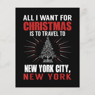 All I Want For Christmas Travel To New York City N