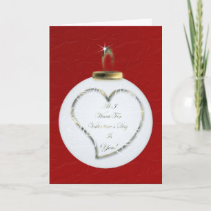 All I Want For Valentine's Day Holiday Card
