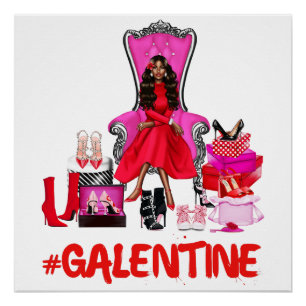 All I want for Valentine's Day is shoes melanin Poster
